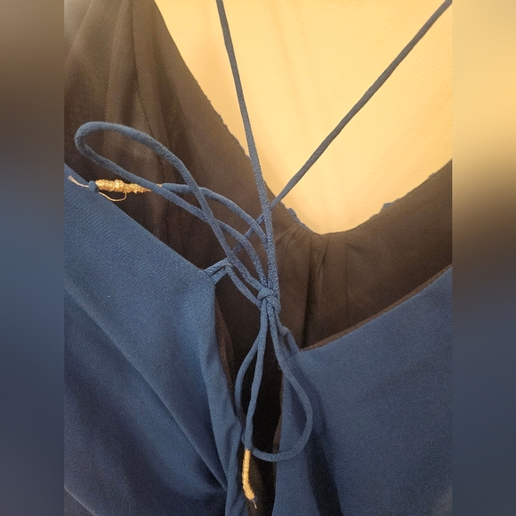 Club Monaco Blue Dress Size 6 - Picture 3 of 7